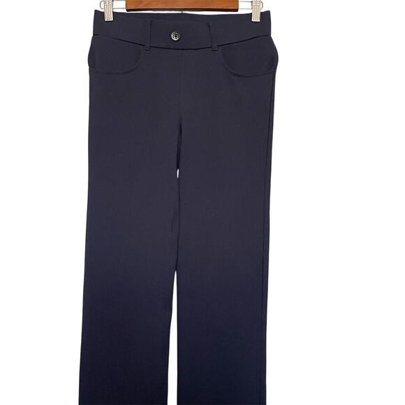 Betabrand Dress Yoga Pants Straight Leg Knit Career Workout‎ Trousers Size Small - Picture 7 of 7